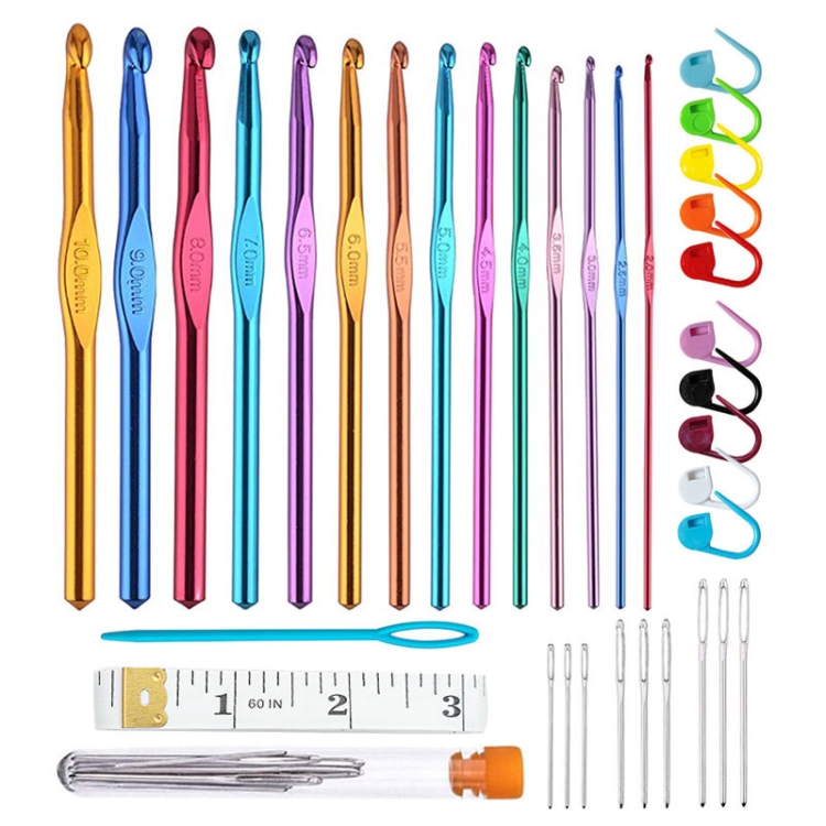 36 PCS/Set Color Alumina Single Head Crochet Handmade DIY Knitting Tool Material
36 PCS/Set Color Alumina Single Head Crochet Handmade DIY Knitting Tool Material