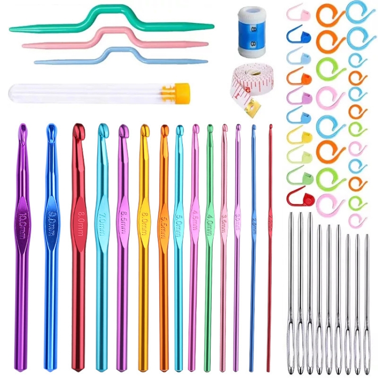 59 PCS/Set Color Alumina Single Head Crochet Handmade DIY Knitting Tool Material
59 PCS/Set Color Alumina Single Head Crochet Handmade DIY Knitting Tool Material