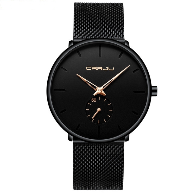 CRRJU 2150 Waterproof Round Dial Small Seconds Alloy Mesh Belt Quartz Watch for Men(Rose Gold Pointer)
CRRJU 2150 Waterproof Round Dial Small Seconds Alloy Mesh Belt Quartz Watch for Men(Rose Gold Pointer)