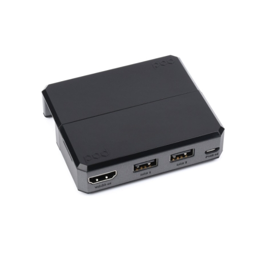 

Waveshare for Raspberry Pi Zero / Zero 2 W HDMI USB HUB Module+ POD Case, Set:Basic