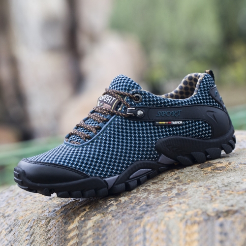 Summer Men Outdoor Sports Shoes Mesh Breathable Hiking Shoes, Size: 43(Lake Blue)
Summer Men Outdoor Sports Shoes Mesh Breathable Hiking Shoes, Size: 43(Lake Blue)