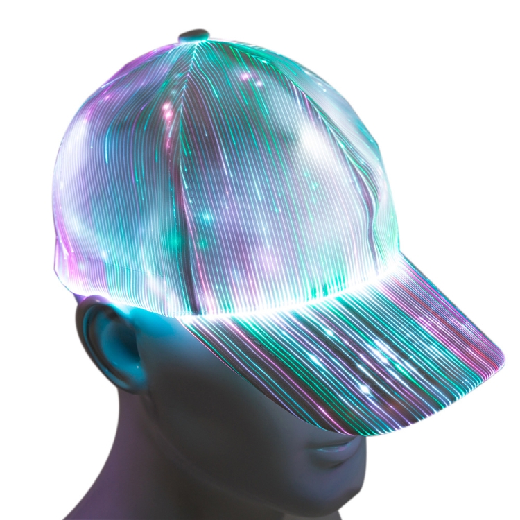 LED Fiber Optic Luminous Hat Couple Luminous Hat Outdoor Luminous Cap Performance Hat(Black Colorful Light)
LED Fiber Optic Luminous Hat Couple Luminous Hat Outdoor Luminous Cap Performance Hat(Black Colorful Light)