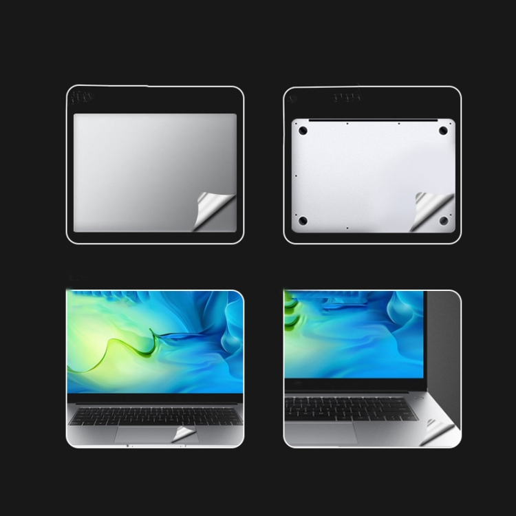 4 in 1 Notebook Outer Sticker Computer Case Full Protective Film For Huawei MateBook 13(Silver)
4 in 1 Notebook Outer Sticker Computer Case Full Protective Film For Huawei MateBook 13(Silver)