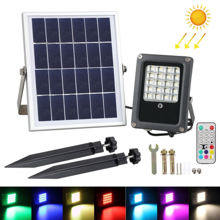 10W Remote Control Solar Wall Lamp Garden Lawn Light Outdoor Waterproof Street Light RGB Flood Light(Colorful Light)
10W Remote Control Solar Wall Lamp Garden Lawn Light Outdoor Waterproof Street Light RGB Flood Light(Colorful Light)