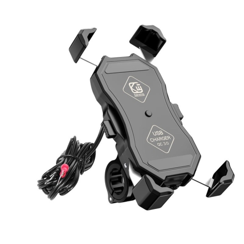 Kewig Motorcycle Outdoor Riding Four-Claw Fixed Mobile Phone Bracket QC3.0 Fast Charging Waterproof Holder(M11-B)
Kewig Motorcycle Outdoor Riding Four-Claw Fixed Mobile Phone Bracket QC3.0 Fast Charging Waterproof Holder(M11-B)