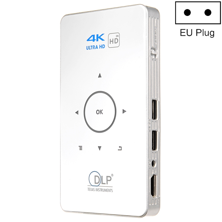 C6 2G+16G Android Smart DLP HD Projector Mini Wireless Projector, EU Plug (White)
C6 2G+16G Android Smart DLP HD Projector Mini Wireless Projector, EU Plug (White)