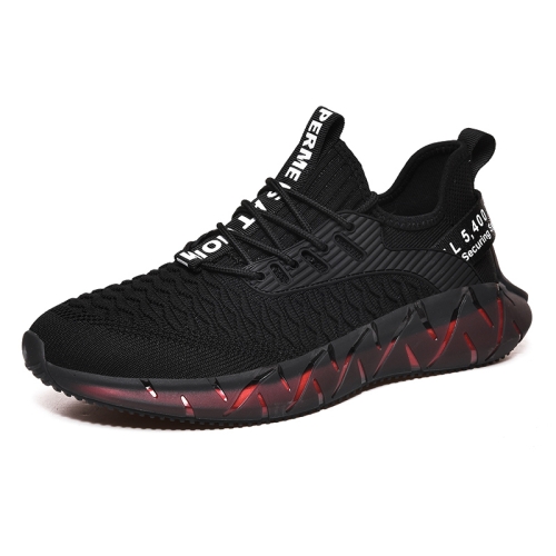 Men Lightweight Breathable Mesh Sneakers Flying Woven Casual Running Shoes, Size: 44(Black)
Men Lightweight Breathable Mesh Sneakers Flying Woven Casual Running Shoes, Size: 44(Black)