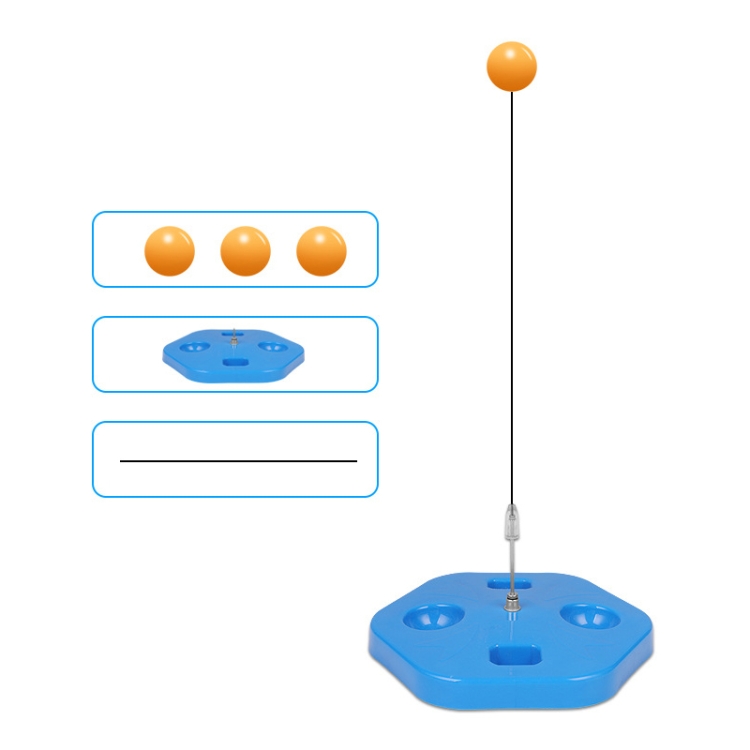 Single Table Tennis Trainer Elastic Flexible Shaft Fixed Ball Training Device, Specification: Blue Without Racket
Single Table Tennis Trainer Elastic Flexible Shaft Fixed Ball Training Device, Specification: Blue Without Racket