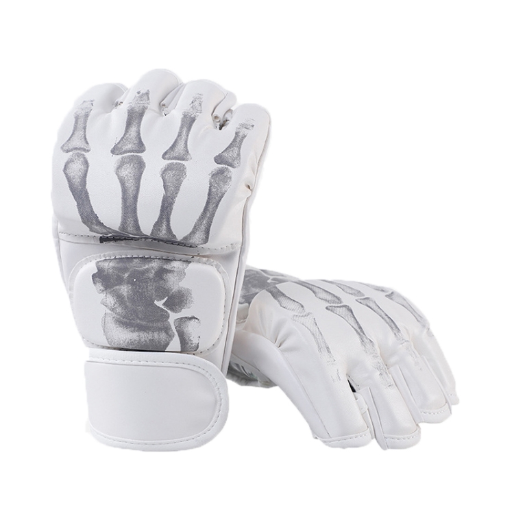 BH0086 1 Pair Boxing Half Finger Gloves Thickened Adult Boxing Gloves(White Ghost Hand)
BH0086 1 Pair Boxing Half Finger Gloves Thickened Adult Boxing Gloves(White Ghost Hand)