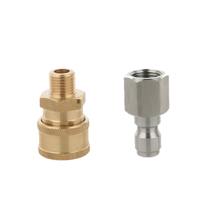 High Pressure Car Wash Machine 2 Points Live Connection Quick Plug High Pressure Steam 1/4 Male And Female To Live Joint(Inner Wire Male+Outer Wire Female)
High Pressure Car Wash Machine 2 Points Live Connection Quick Plug High Pressure Steam 1/4 Male And Female To Live Joint(Inner Wire Male+Outer Wire Female)