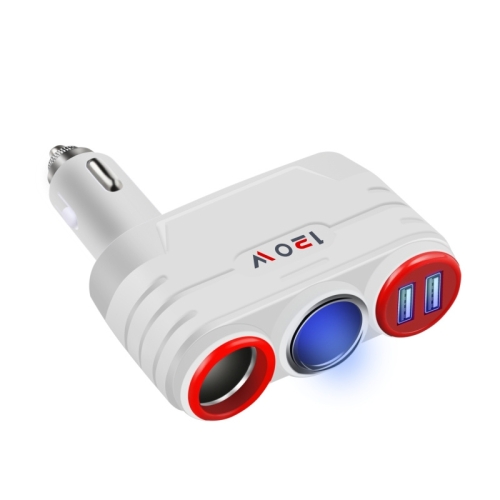 Car 1 In 2 Cigarette Lighter Car Multi-Function Mobile Phone Charger USB 12/24V Universal Fast Charge(White Red)
Car 1 In 2 Cigarette Lighter Car Multi-Function Mobile Phone Charger USB 12/24V Universal Fast Charge(White Red)
