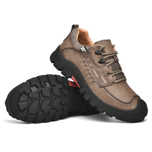 XZ2182 Autumn Men Outdoor Hiking Shoes Cowhide Laced Thick-Soled Men Shoes, Size: 38(Khaki)
XZ2182 Autumn Men Outdoor Hiking Shoes Cowhide Laced Thick-Soled Men Shoes, Size: 38(Khaki)