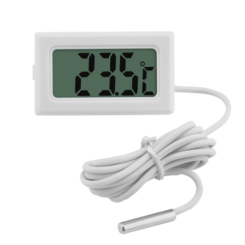 2 PCS Fish Tank Digital Thermometer Waterproof Probe Electronic Measuring Thermometer, Line Length: 1m (White)
2 PCS Fish Tank Digital Thermometer Waterproof Probe Electronic Measuring Thermometer, Line Length: 1m (White)