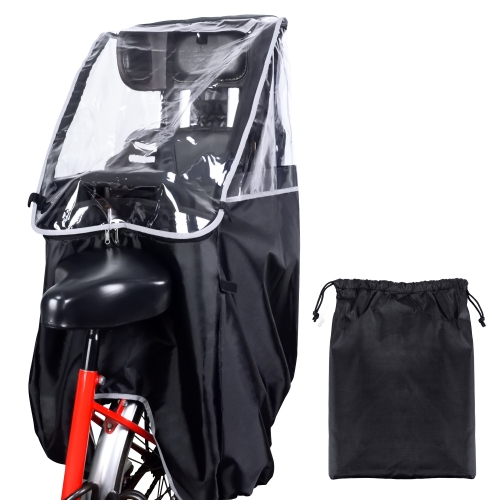 Bicycle Rear Seat Rain Cover PVC Children Rain Poncho Portable Rain Cover(Black)
Bicycle Rear Seat Rain Cover PVC Children Rain Poncho Portable Rain Cover(Black)