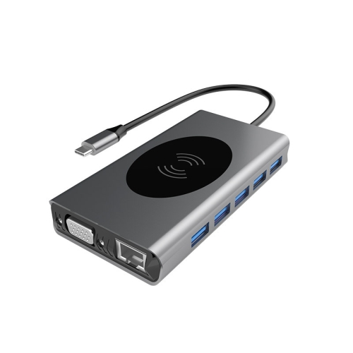 BX14W USB HUB Type-C Docking Station with Wireless Charge Function(14 in 1 )
BX14W USB HUB Type-C Docking Station with Wireless Charge Function(14 in 1 )