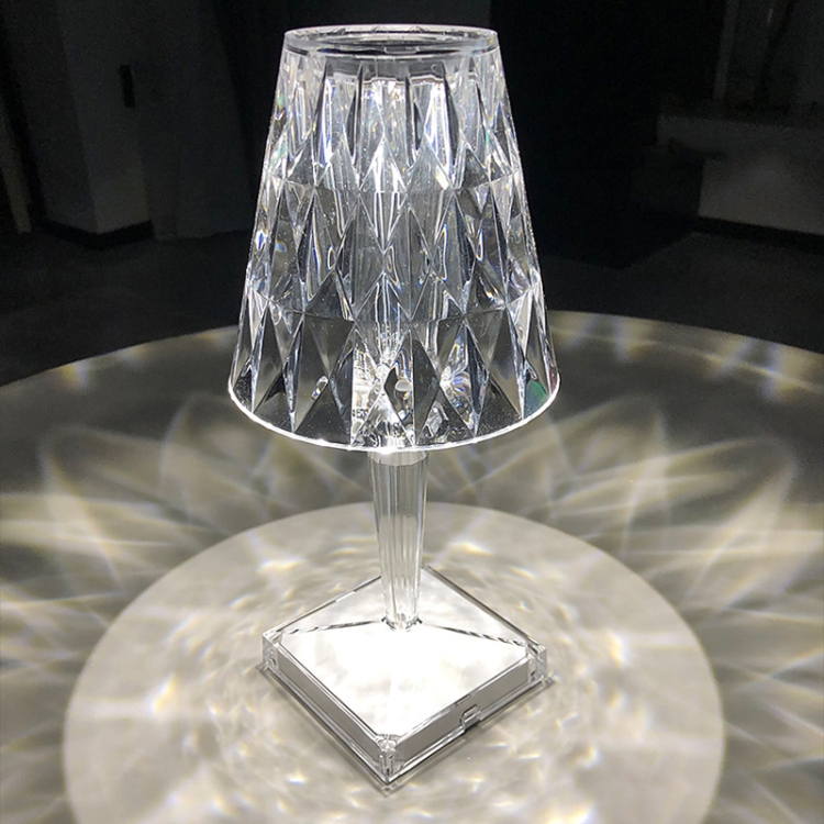 Three-Color Dimming Crystal Touch Atmosphere Table Lamp, Power source: Plug-in Type(2W)
Three-Color Dimming Crystal Touch Atmosphere Table Lamp, Power source: Plug-in Type(2W)