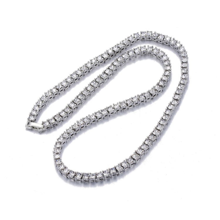 NL006 Alloy Rhinestone Street Hip Hop Necklace, Size: 16 Inches (White Gold)
NL006 Alloy Rhinestone Street Hip Hop Necklace, Size: 16 Inches (White Gold)