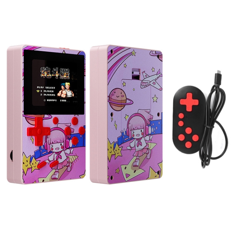 X50 500 in 1 2.8 Inch Kids Macaron Handheld Game Console, Style: Doubles (Pink)
X50 500 in 1 2.8 Inch Kids Macaron Handheld Game Console, Style: Doubles (Pink)