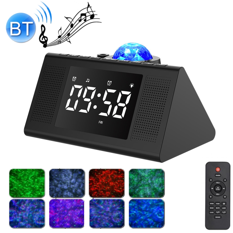 CX-009 Bluetooth Speaker Starry Sky Projection Lamp With Alarm Clock(Black)
CX-009 Bluetooth Speaker Starry Sky Projection Lamp With Alarm Clock(Black)