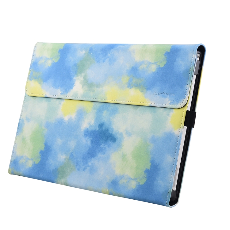 For Microsoft Surface Pro 7+ / 7 / 6 / 5 / 4 Ink and Wash Leather Tablet Protective Case, Color: Blue
For Microsoft Surface Pro 7+ / 7 / 6 / 5 / 4 Ink and Wash Leather Tablet Protective Case, Color: Blue