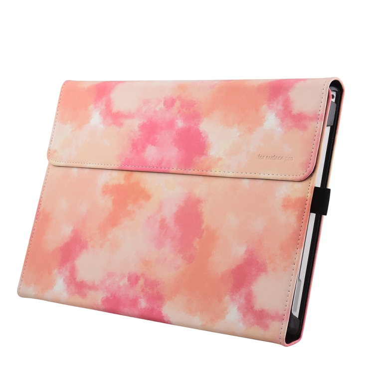 For Microsoft Surface Pro 7+ / 7 / 6 / 5 / 4 Ink and Wash Leather Tablet Protective Case, Color: Pink
For Microsoft Surface Pro 7+ / 7 / 6 / 5 / 4 Ink and Wash Leather Tablet Protective Case, Color: Pink