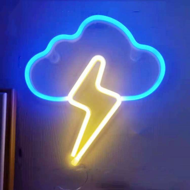Neon LED Modeling Lamp Decoration Night Light, Style: Blue +Warm Thundershower
Neon LED Modeling Lamp Decoration Night Light, Style: Blue +Warm Thundershower