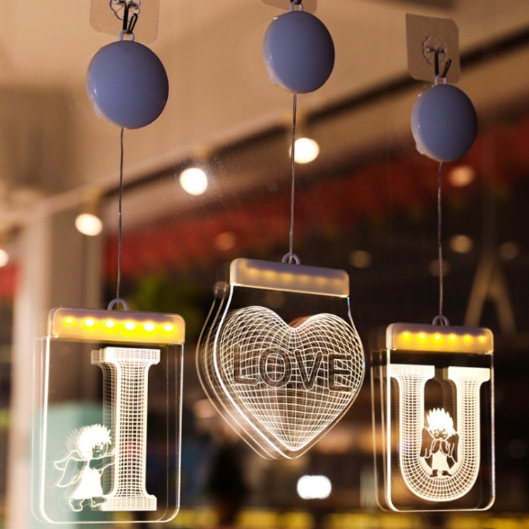 Room Decoration Lamp 3D Hanging Lamp Proposal Confession Lamp, Style: I Love U #2
Room Decoration Lamp 3D Hanging Lamp Proposal Confession Lamp, Style: I Love U #2