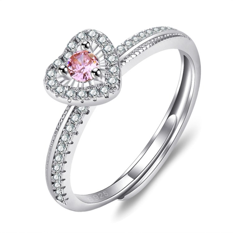 2 PCS J30 Heart-Shaped Full Circle Fancy Colored Diamond Opening Adjustable Ring(Platinum)
2 PCS J30 Heart-Shaped Full Circle Fancy Colored Diamond Opening Adjustable Ring(Platinum)