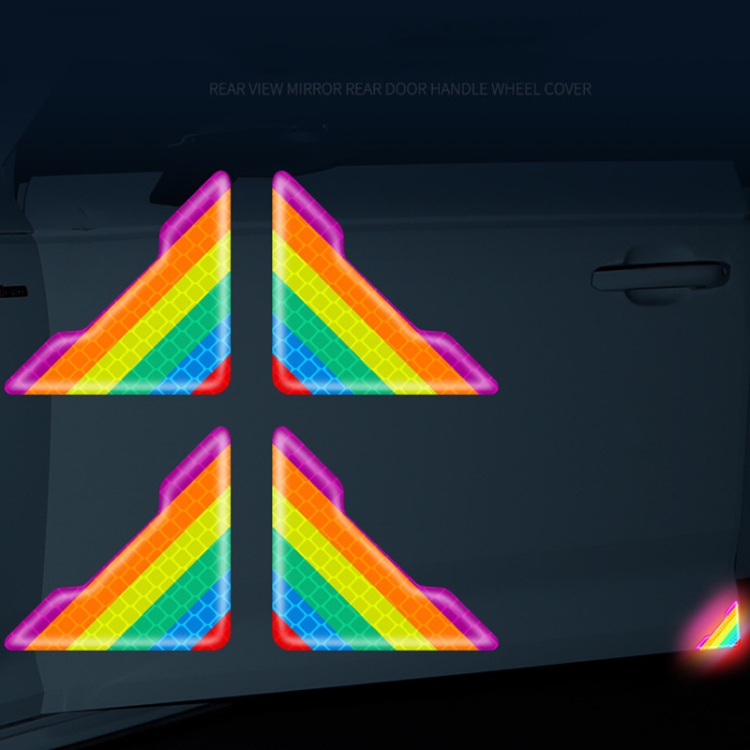 2 Sets Car Safety Warning Reflective Anti-Strike Stickers, Colour: Epoxy Colorful
2 Sets Car Safety Warning Reflective Anti-Strike Stickers, Colour: Epoxy Colorful