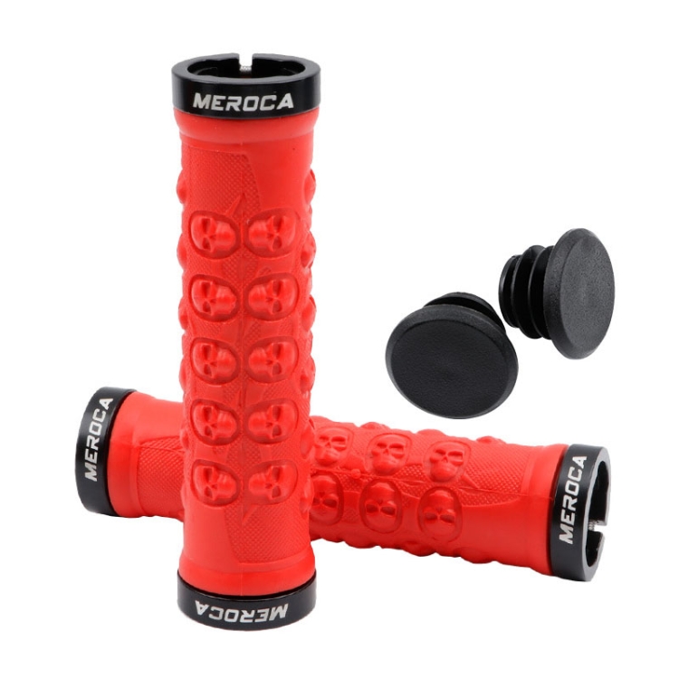 MEROCA Mountain Bike Anti-slip Shock Absorber Riding Grip Cover, Style: Bilateral Lock Skull ME23 Red
MEROCA Mountain Bike Anti-slip Shock Absorber Riding Grip Cover, Style: Bilateral Lock Skull ME23 Red