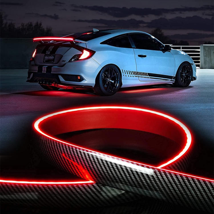 Car Tail Light With High Brake Running Light and Turn Signals(Carbon Fiber Black)
Car Tail Light With High Brake Running Light and Turn Signals(Carbon Fiber Black)