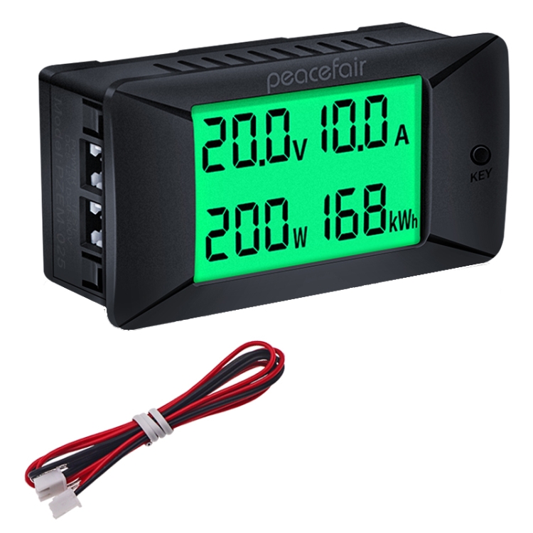 Peacefair PZEM-025 DC Multifunctional DC Digital Display Tester, Specification: 200A
Peacefair PZEM-025 DC Multifunctional DC Digital Display Tester, Specification: 200A