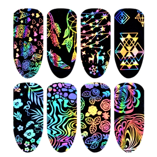 FABIYAN 3 PCS 8Pieces/Set Laser Starry Heat Transfer Printing Nail Sticker(SKU000655)
FABIYAN 3 PCS 8Pieces/Set Laser Starry Heat Transfer Printing Nail Sticker(SKU000655)