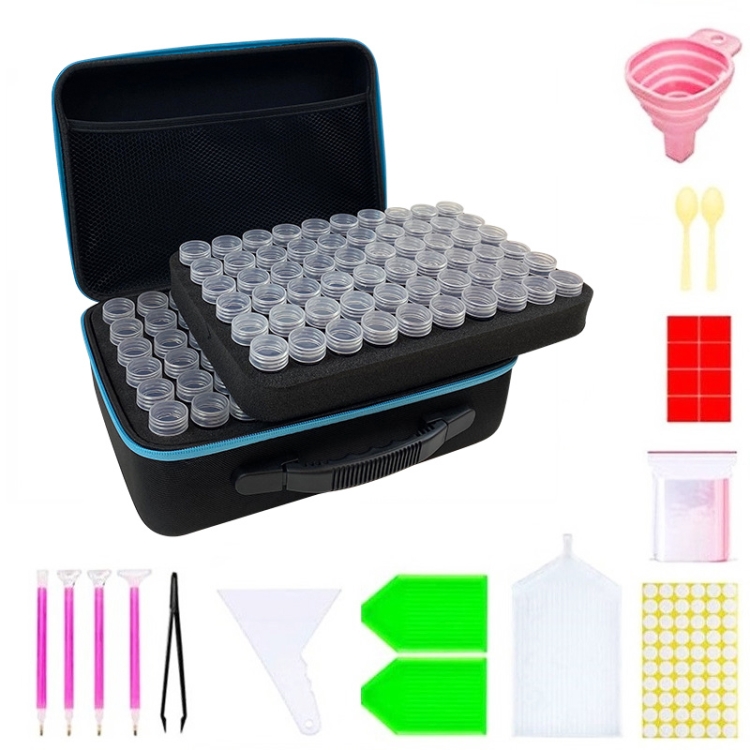 Multifunctional Portable Diamond Painting Tool Set Storage Bag, Style: 120 Grid (Blue)
Multifunctional Portable Diamond Painting Tool Set Storage Bag, Style: 120 Grid (Blue)