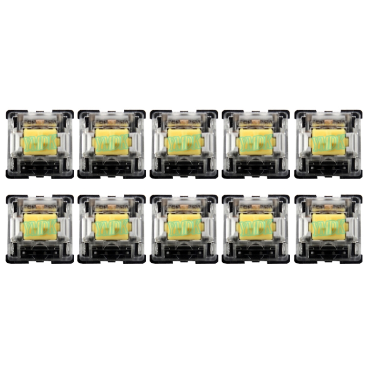10 PCS Gateron G Shaft Black Bottom Transparent Shaft Cover Axis Switch, Style: G3 Foot (Yellow Shaft)
10 PCS Gateron G Shaft Black Bottom Transparent Shaft Cover Axis Switch, Style: G3 Foot (Yellow Shaft)