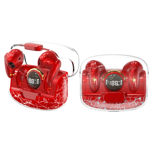 TWS Wireless Bluetooth Headset In-ear Space Capsule Gaming Headset(Transparent Red)
TWS Wireless Bluetooth Headset In-ear Space Capsule Gaming Headset(Transparent Red)