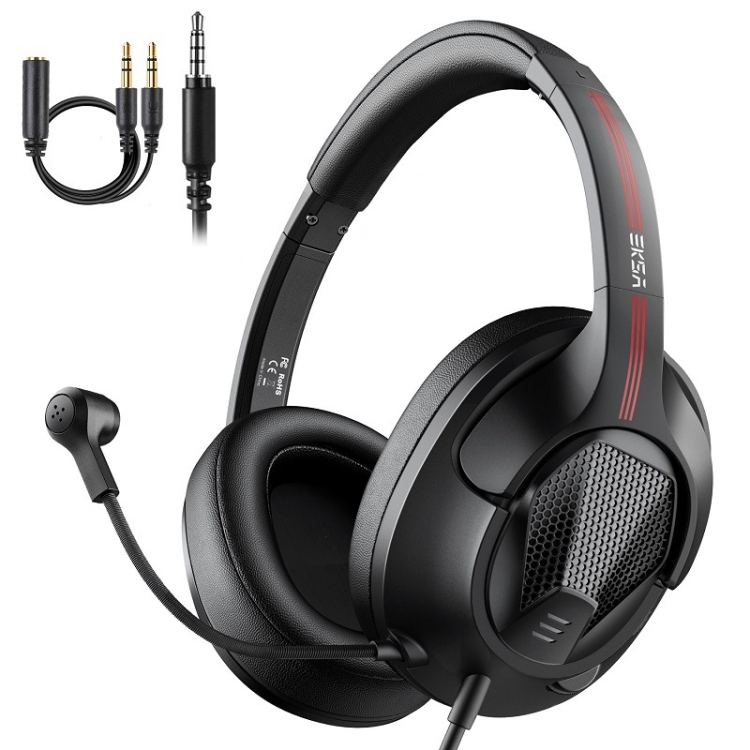 EKSA E3D Lightweight Adjustable Mic Gaming Wired Headset, Cable Length: 2m(Black)
EKSA E3D Lightweight Adjustable Mic Gaming Wired Headset, Cable Length: 2m(Black)