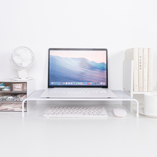 Computer Elevated Rack Monitor Bracket Storage Rack,Style: Single Layer(White)
Computer Elevated Rack Monitor Bracket Storage Rack,Style: Single Layer(White)