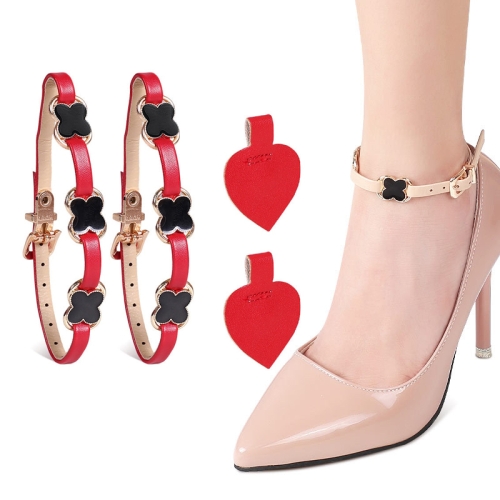 2 Pairs High Heel Shoes Prevent Heel Drop Shoelaces Four-Leaf Grass Shoelace Buckle(Matt Red)
2 Pairs High Heel Shoes Prevent Heel Drop Shoelaces Four-Leaf Grass Shoelace Buckle(Matt Red)