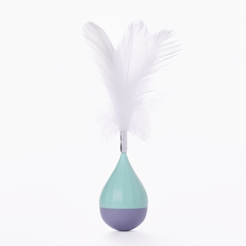 Cat Interactive Toy to Relieve Boredom Feather Tumbler Amusing Cat Stick(Green+Gray)
Cat Interactive Toy to Relieve Boredom Feather Tumbler Amusing Cat Stick(Green+Gray)