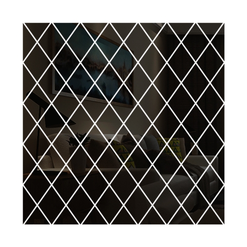 Rhombus Stitching Background Acrylic Mirror Decorative Stickers, Specification: Black Large
Rhombus Stitching Background Acrylic Mirror Decorative Stickers, Specification: Black Large