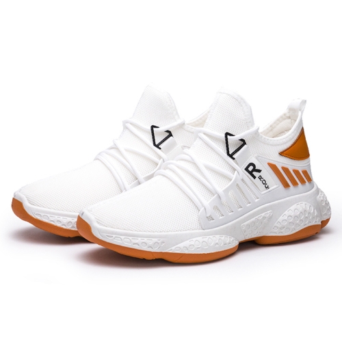 Outdoor Leisure Breathable Comfortable Flying Woven Shoes For Men, Size: 42(White)
Outdoor Leisure Breathable Comfortable Flying Woven Shoes For Men, Size: 42(White)