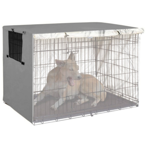 Oxford Cloth Pet Cage Cover Outdoor Furniture Dustproof Rainproof Sunscreen Cover, Size: 94x61x63.5cm(Grey)
Oxford Cloth Pet Cage Cover Outdoor Furniture Dustproof Rainproof Sunscreen Cover, Size: 94x61x63.5cm(Grey)