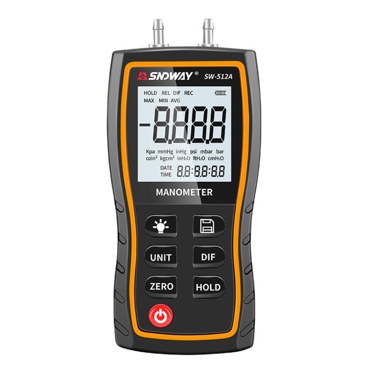 SNDWAY SW-512A Digital Handheld Differential Pressure Gauge Negative Pressure Tester
SNDWAY SW-512A Digital Handheld Differential Pressure Gauge Negative Pressure Tester