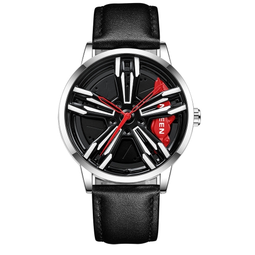 FNGEEN L001 Motorcycle Element Rotating Hub Metal Men Watch(Black Leather White Steel Red Surface)
FNGEEN L001 Motorcycle Element Rotating Hub Metal Men Watch(Black Leather White Steel Red Surface)