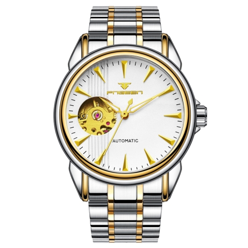 FNGEEN 8813 Multifunction Automatic Men Mechanical Watch(Gold White Surface)
FNGEEN 8813 Multifunction Automatic Men Mechanical Watch(Gold White Surface)