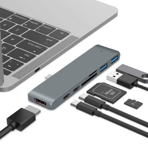 TYPE-C To 4K HDMI HUB Docking Station TF/SD Card Reader For MacBook Pro(Grey)
TYPE-C To 4K HDMI HUB Docking Station TF/SD Card Reader For MacBook Pro(Grey)