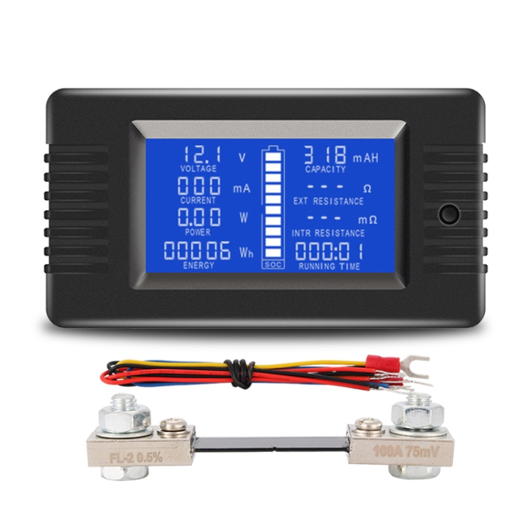 DC 0-200V Voltage Current Battery Tester, Specification: PZEM-015 With 100A Shunt
DC 0-200V Voltage Current Battery Tester, Specification: PZEM-015 With 100A Shunt