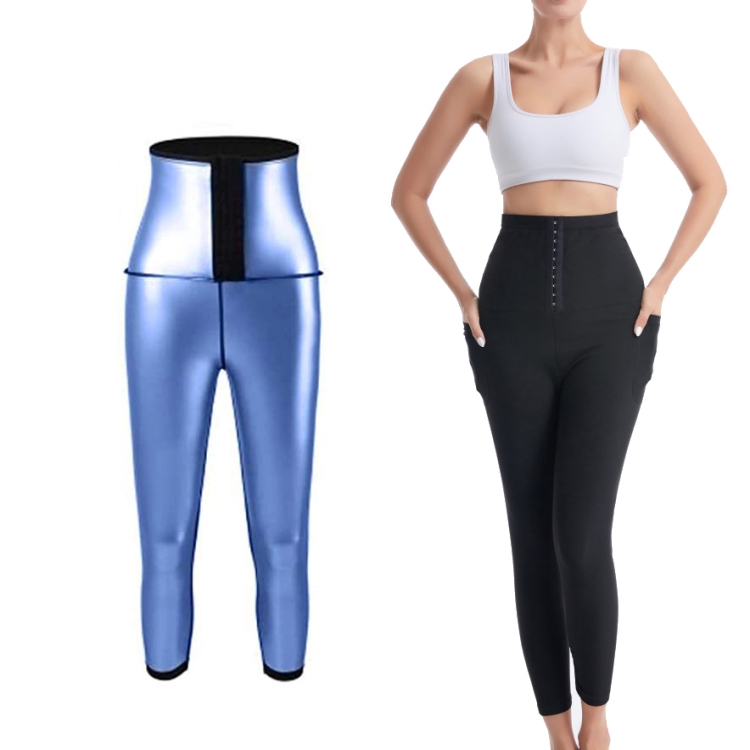 Women High Waist Breasted Hip Lifting Pants With Pocket, Color: PU Blue 9-point, Size: XL
Women High Waist Breasted Hip Lifting Pants With Pocket, Color: PU Blue 9-point, Size: XL