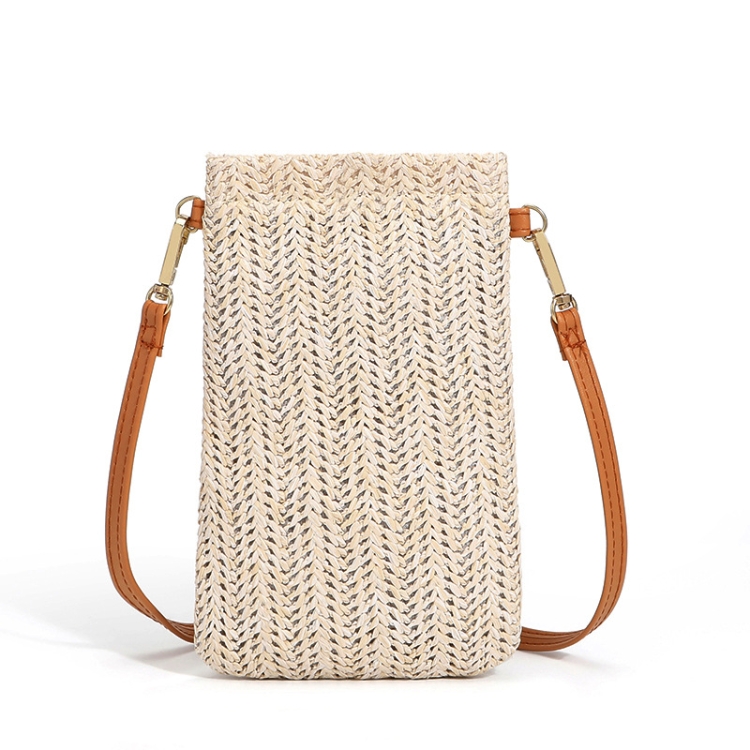 Summer Beach Bag Ladies One Shoulder Mobile Phone Bag Straw Coin Purse, Color: Beige
Summer Beach Bag Ladies One Shoulder Mobile Phone Bag Straw Coin Purse, Color: Beige